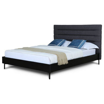 Schwamm Full-Size Bed in Grey