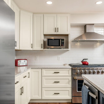 Two-Tone Kitchen Remodel Done With New Cabinets
