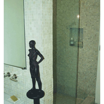 1" x 1" Mosaic Tile Install