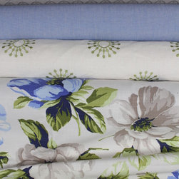 Blue-Green-Grey Fabric Story - Fabric
