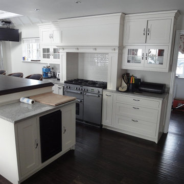 hand painted american shaker style kitchen