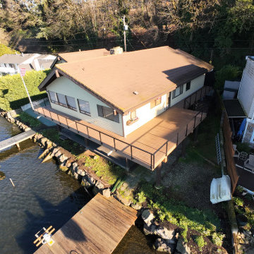 Lake Washington Wrap Around Lake View Deck