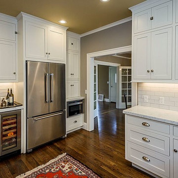 Kitchen Toward Dining Room with Expanded Doorway