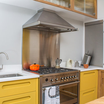 Mid Century inspired kitchen & utility.