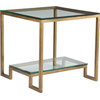 Bonaire Square End Table - Argento