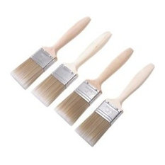 No Nonsense Contractor Synthetic Paintbrushes 2" 4 Piece Set