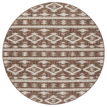 Safavieh Courtyard Cy8863-36321 Southwestern Rug, Brown and Ivory, 2'7"x5'0"
