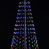 Outdoor Multi-Color LED Light Cone Tree With Collapsible Base and Remote, 16 Ft