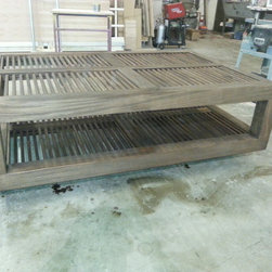 Walnut Mega Table - Coffee Tables