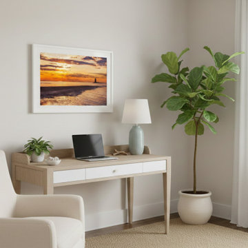 Cape Henlopen Sunset Coastal Wall Art Prints
