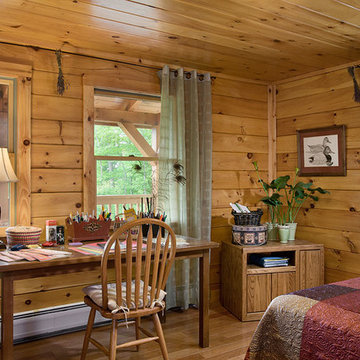 Log Homes & Cabins - Coventry Log Homes - Custom Craftsman #2