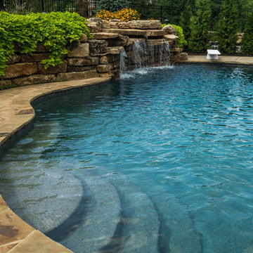 Town & Country MO- Pool and Waterfall