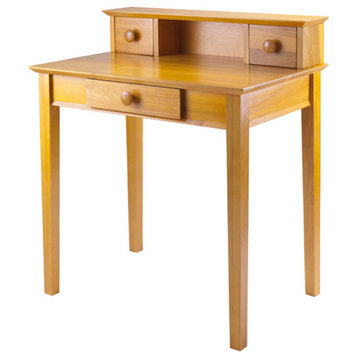 Winsome Wood Studio Writing Desk With Hutch