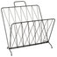 Diamond Raster Magazine Rack, Black