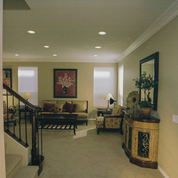AFTER - Nine foot ceiling with crown moulding