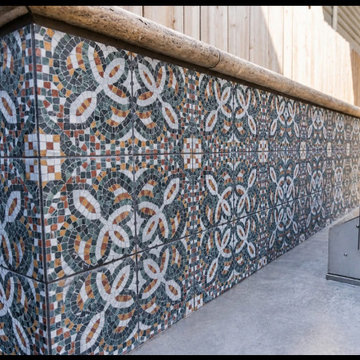OUTDOOR KITCHEN BACKSPLASH