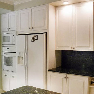 Kitchen Renovation with Baking Cabinet and Snack Bar Alcove