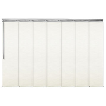 Malia 7-Panel Track Extendable Vertical Blinds 110-153"W