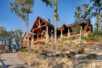 Inspiration for a rustic exterior home remodel in Other