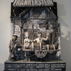 Home Theater 3-Dimensional Clay Movie Poster Sculptres - Artwork
