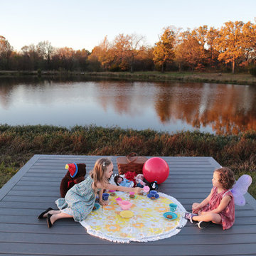 Waterfront Tea Party - Envision Expression Harbor Grey composite decking