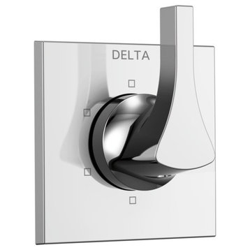 Delta Zura 6-Setting 3-Port Diverter Trim, Chrome, T11974