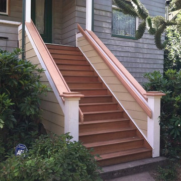 Front Entry Staircase, Seattle by Master Carpenter Westbrook Restorations