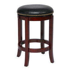 1st Avenue - Dune Cordova Swivel Counter Stool, Cherry - Bar Stools and Counter Stools