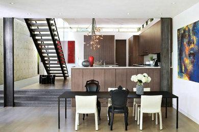 Dining room - contemporary dining room idea in Seattle