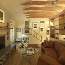 curved wall in entry