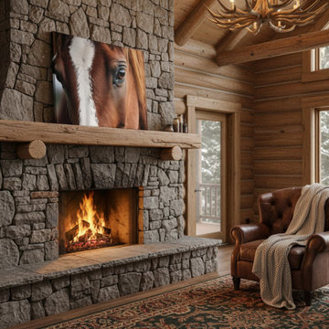 A Gentle Giant's Eye Photorealistic Digital Artwork Animals and Wildlife Artwork