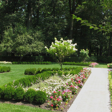 French-inspired Boxwood Parterre Garden