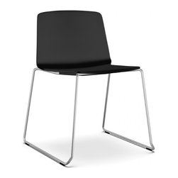 Rama Slide Base Stackable Chair (Set of 4) by Kristalia - Dining Chairs
