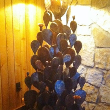 Copper Cactus Floor Lamp
