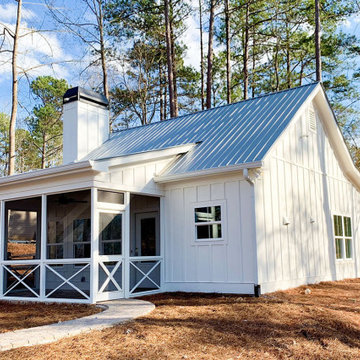 Siding Installation - James Hardie Board and Batten in Arctic White