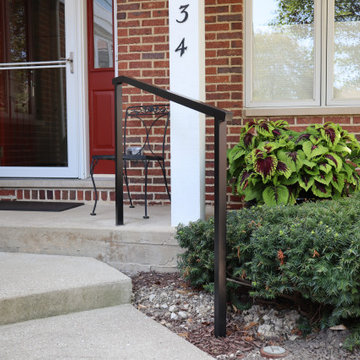 Black Square Handrail