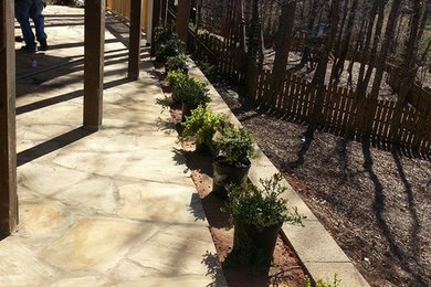 Flag stone Patio & Retaining Wall