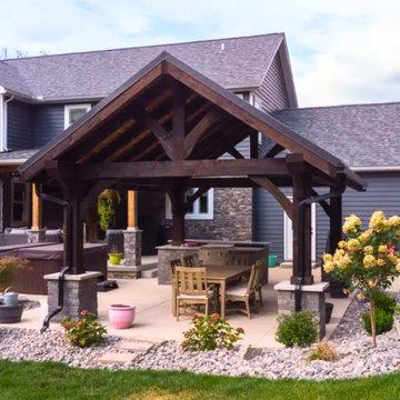 14×18 Backyard Pavilion in Wexford PA