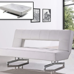 0926 FOLD-OUT LEATHERETTE SOFA BED - Sleeper Sofas