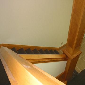 Custom Staircase with Modern Flair