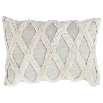 Evangeline 100% Linen 14x 20 Throw Pillow in Natural by Kosas Home