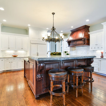 Transitional Custom Home Kitchen - Marietta, GA