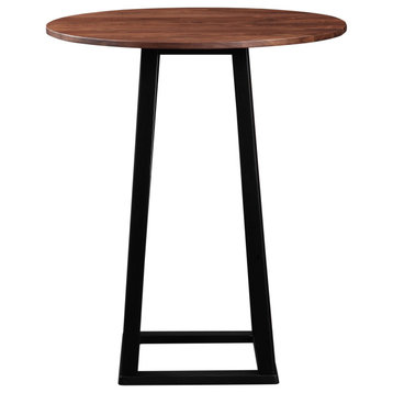 Contemporary Tri - Mesa Bar Table - Brown