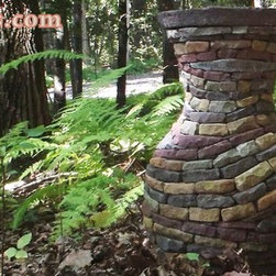 Stacked Stone Vases - Sculptures