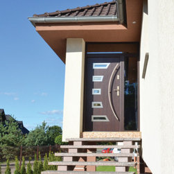 Modern Front Entry Door. Hurricane impact entry door - Front Doors