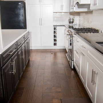 White & Black Kitchen