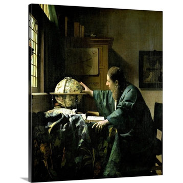 The Astronomer, 1668 Wrapped Canvas Art Print, 20"x24"x1.5"