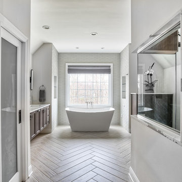 Expansive Ensuite with Freestanding Tub