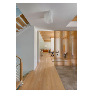 Woodhaven Modern - Midcentury - Hall - Boston - by Flavin Architects ...