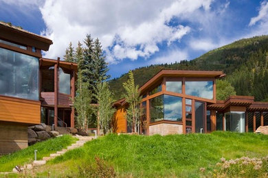 Example of a classic exterior home design in Denver
